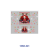 Wholesale 8pcs Christmas Elf Mini Cup Keychain Sticker