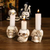 Wholesale Resin Skeleton Palm Ornament European Style Halloween Decoration for Home Desk
