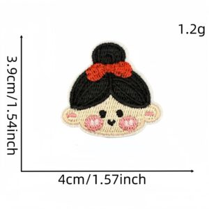 Cartoon character cloth stickers 16#