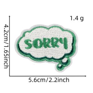 English text stickers 3#