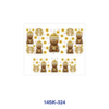 oly-a44443280f4196183600b147cbb994af Wholesale 2/4/8pcs Teddy Bear Theme Mini Cup Keychain Sticker