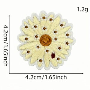 Cartoon flower cloth stickers 2 #