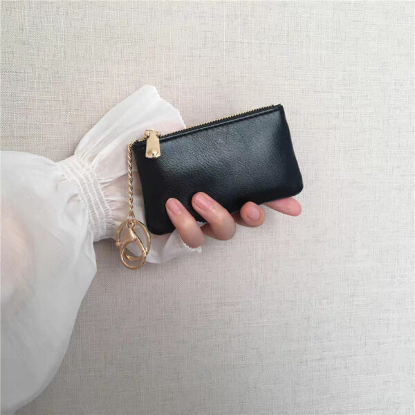 oly-a4695db0f8da902c4b59ba1a948b89ff Wholesale Retro PU Key Bag Women's Card Holder Zipper Coin Purse Car Key Holder Lipstick Case