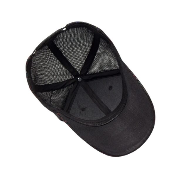 Wholesale White Adjustable Baseball Cap with English Alphabet for Sun Protection