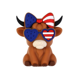 Brown 3D-USA Highland Cattle