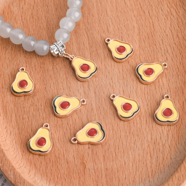 oly-a4763300f19472b4c9b8cbf7aeab0984 Wholesale Avocado Food Toy Pendant Cute Chic Bag Charm Car Key Accessory DIY Fashion Jewelry Gift Resale
