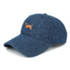 Wholesale Denim Dachshund Embroidery Baseball Cap Sun Protection Adjustable Casual Hat