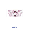 Wholesale 8pcs Zodiac Pink Cartoon Girl Print 3oz Cup Stickers Wrap