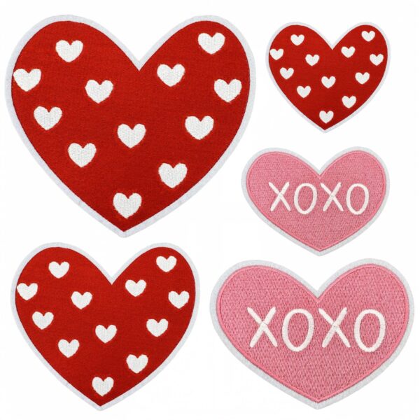 oly-a48b0eeab96db4ec79a39952c4852155 Wholesale Polyester Thread Embroidered Large Love Patch Decorative Accent Resale