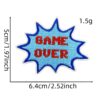 Wholesale Cartoon Blue Game Controller Embroidery Patch Fashion Accessory DIY Gift