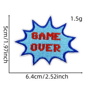 Blue game cloth sticker 8#