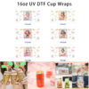 oly-a4b1ff4cac1f7191c0fdd5c44ed70cfb Wholesale 5pcs Back To School BOW Theme Cartoon Schoolgirl Character Book Pencil Alarm Clock Mixed Decor Prints 16oz Cup UV DTF Wraps OLY Exclusive