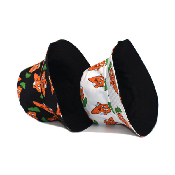 Wholesale Cartoon Print Fisherman Hat Wide Brim Sun Hat Stylish Fashion Accessory for Travel Gift