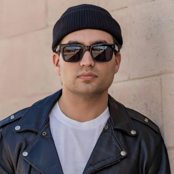 Wholesale Trendy Men's Square Sunglasses UV400 Sun Protection Fashion Accessory