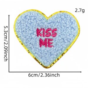 Towel embroidered love cloth patch 2 #