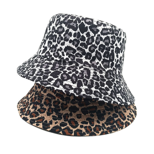 Wholesale Trendy Leopard Print Bucket Hat for Sun Protection