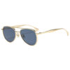 oly-a4f12a0ac9f7daf1953da77a0d0be897 Wholesale Gold Frame Double Beam Sunglasses Trendy Women's Fashion Accessory Gift