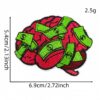 oly-a514b5ff5eff9bd816979b664eddbea9 Wholesale Money Dollar Embroidered Patches Set of 20 Fashion Decorative Accessory for Boutique Resale