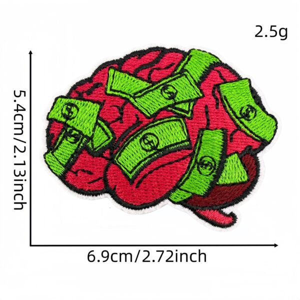 oly-a514b5ff5eff9bd816979b664eddbea9 Wholesale Money Dollar Embroidered Patches Set of 20 Fashion Decorative Accessory for Boutique Resale