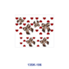 oly-a5392924f0c54616ed852a8c764c3006 Wholesale 8pcs Bow & Cute Pattern Mini Cup Keychain Sticker