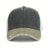Wholesale Trendy Washed Baseball Cap with Holes Curved Brim Mesh Women's Summer Sun Hat