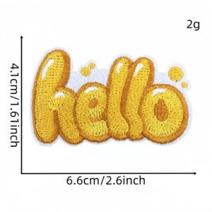 Hello hello cloth sticker 13#
