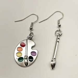 oly-a54e3498c686df14535212a00e033f49 Wholesale Alloy Brush Shape Earrings Chic Minimalist Jewelry Accessory for Everyday Wear