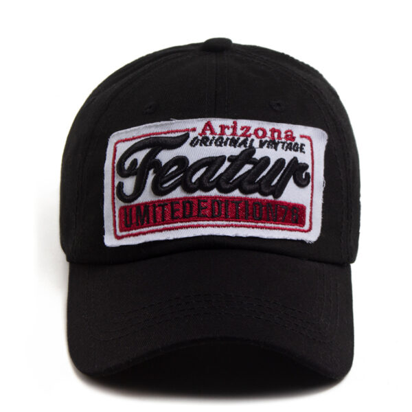 Wholesale Cotton Baseball Cap Embroidery Letter Patch Decorative Sun Protection Hat for Outdoor Sports
