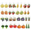 oly-a56dbd59b6b9c72293a0990177012f87 Wholesale Acrylic Simulated Fruit Vegetable Earrings Lovely Design Fashion Accessory