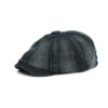 Wholesale Chic Octagonal Cap Black Sunscreen Hat Short Brim Dome Top Four Seasons Gift for Casual Wear