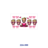 oly-a5b979ec64d9abcb303641beabce9686 Wholesale 5pcs Cute Valentines Cartoon Superhero Bear Donkey Tree Character Heart Bow Checker Mixed Decor Prints 16oz Cup UV DTF Wraps OLY Exclusive