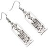 Wholesale Ancient Egyptian Hieroglyph Pendant Earrings with Eye of Horus Gold Tone Alloy Jewelry