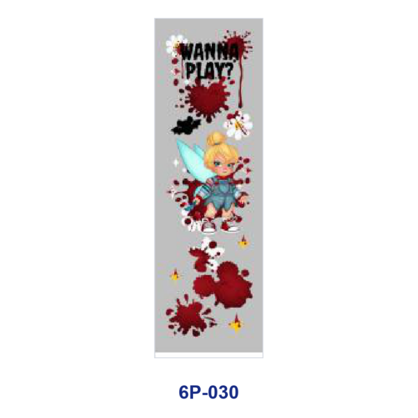 Wholesale 2/8/16pcs UV DTF Stickers Horror Doll and Pumpkin Bat Print Pen and Bookmark Stickers OLY Exclusive