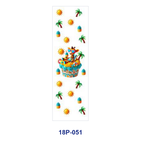 Wholesale 2/8/16pcs UV DTF Stickers Cupcake Flamingo Mermaid Print Pen and Bookmark Stickers