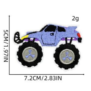 Cartoon car cloth sticker 8#