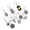 oly-a5e877192638cc26c5034f2ad7c2ec1a Wholesale Zinc Alloy Keychain with Single Wing Pendant, Hip Hop Style Bag Charm for Everyday Use