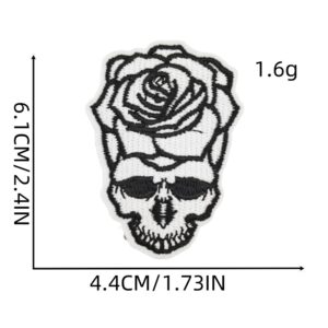 Skull cloth stickers 4#