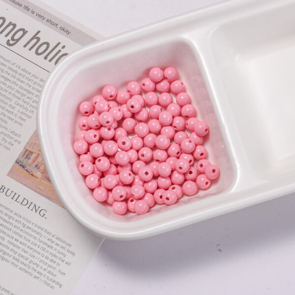 oly-a5ea2ba75e5155c7d4be737398ec7f08 Wholesale Acrylic Beads 6mm Round Electroplated Mixed Color for DIY Jewelry Making Bag Charm Craft Supply