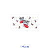 oly-a5f3cebd6188747be85041cf1bd541a1 Wholesale 5pcs Christmas Theme Cute Animal Christmas Stocking Holly Snowflake Check Candy Cane Mixed Decor Prints 16oz Cup UV DTF Wraps