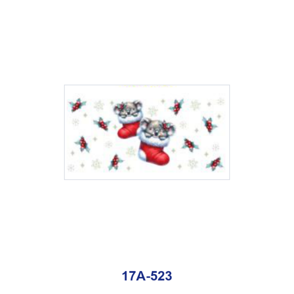 oly-a5f3cebd6188747be85041cf1bd541a1 Wholesale 5pcs Christmas Theme Cute Animal Christmas Stocking Holly Snowflake Check Candy Cane Mixed Decor Prints 16oz Cup UV DTF Wraps