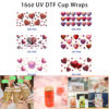 oly-a604f126f4c8f1544f207abe9b5fb127 Wholesale 5pcs Vintage Luxurious Valentines Gem Rose Embroidery Heart Ribbon Bow Star Dot Floral Mixed Decor Prints 16oz Cup UV DTF Wraps
