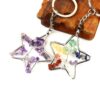 oly-a61b8ed6a07d8e9459547ffac2f37578 Wholesale Metal Keychain Pendant Colorful Crystal Star Life Tree Design for Couple