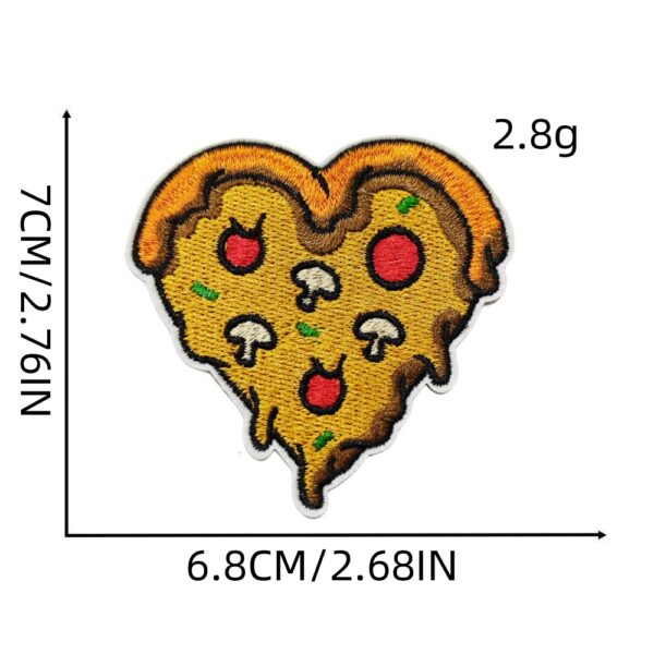 oly-a61debfce4cd250d025c9d87488b6330 Wholesale Boutique Pizza Embroidery Patch for Clothing Decorative Accessory
