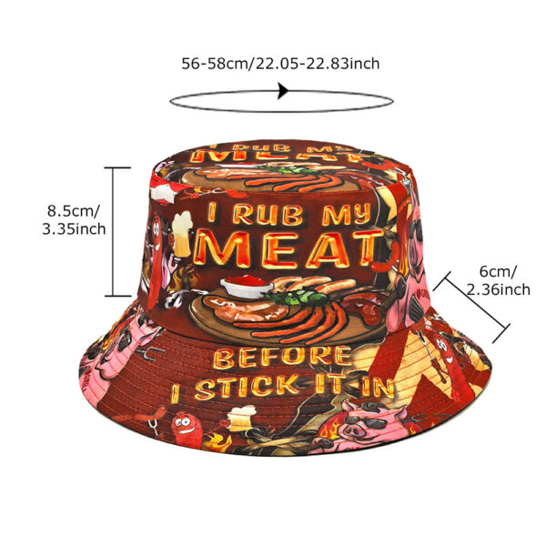 Wholesale Chic Reversible Pig Pattern Bucket Hat Sun Protection Fashion Accessory for Resale