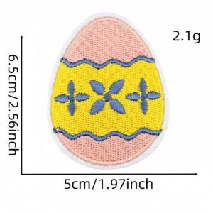 Easter egg cloth stickers 2#