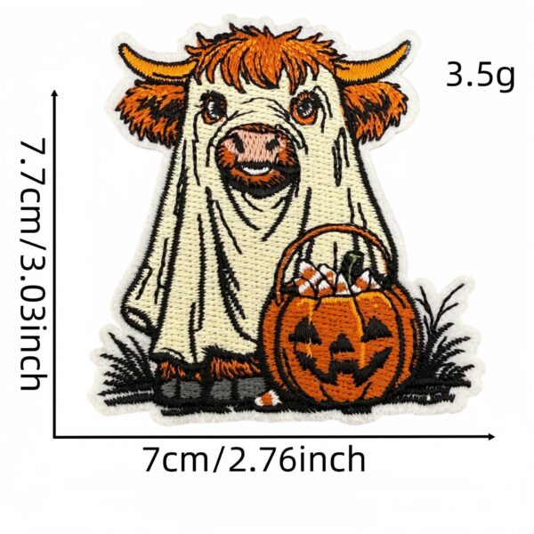 oly-a65003adbd222e2bf839e512238fef52 Wholesale Skull Style Cartoon Bat Cat Pumpkin Embroidered Patch Fashion Accessory for Kids Gift