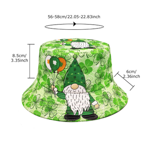 Wholesale Trendy Fisherman Hat with Irish Clover Print for St. Patrick's Day Fashion Accessory