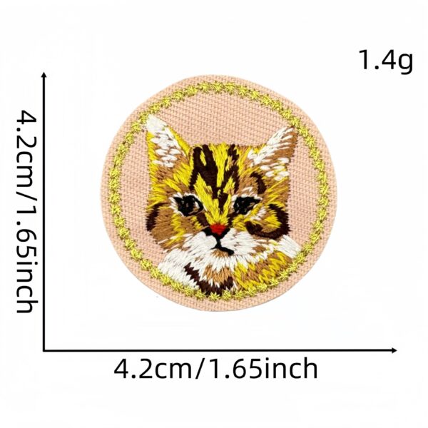oly-a664a07ba1bb9ac9946169d2726ffdd1 Wholesale Decorative Cartoon Animal Embroidery Patches Dog Cat Motif DIY Accessory
