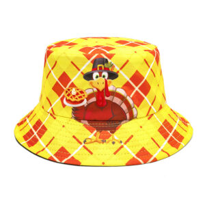 Wholesale Trendy Double Sided Yellow Chick Bucket Hat Sun Protection Fashion Accessory