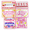 oly-a666b90b3ba68038d989067b55b20456 Wholesale Embroidered Faith Patch Polyester Iron-On DIY Fashion Accessory